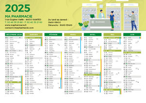 Calendrier personnalisé | Pharmacie