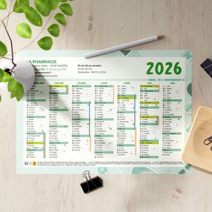 Calendrier personnalisé | Pharmacie 2
