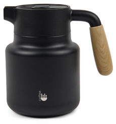 Pichet 1,2 L inox recyclé RCS Arbe publicitaire Noir