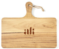 Planche de service horizontale Buscot publicitaire Marron