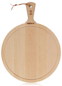 Planche de service ronde Amigo L personnalisable Marron