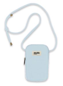 Pochette publicitaire telephone Studio by Hindbag Bleu azur