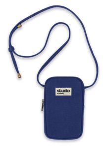 Pochette publicitaire telephone Studio by Hindbag Bleu marine