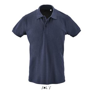 Polo personnalisé | Phoenix H Denim chiné