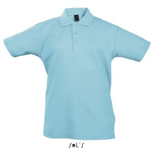 Polo personnalisé | Summer II E Bleu atoll