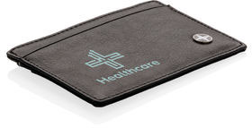 Porte-cartes anti-RFID personnalisé Noir