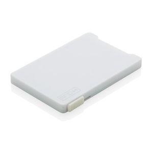 Porte-cartes anti-RFID personnalisable | Poke Blanc