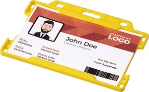 Porte-cartes publicitaire | Vega Jaune