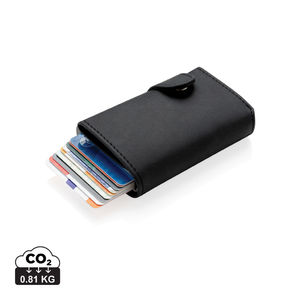 Porte-cartes anti RFID publicitaire Noir