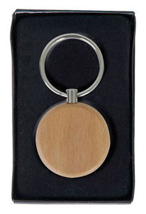 Porte-clés personnalisable | Wood round 2