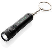 Porte-clés torche rechargeable Gear X personnalisé Noir