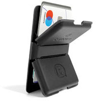 Portefeuille téléphone MagSafe C-Secure personnalisable Noir