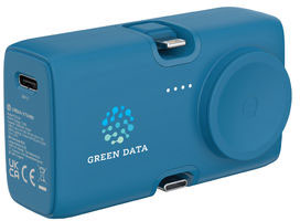 Powerbank 20W PD RCS Urban Vitamin San Diego publicitaire Bleu