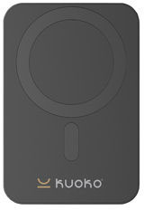 Powerbank 3000 mAh plastique/alu RCS Urban Vitamin Burbank personnalisable Noir