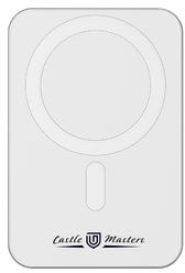 Powerbank 5000 mAh plastique/alu RCS UrbanVitamin Richmond personnalisable Argent