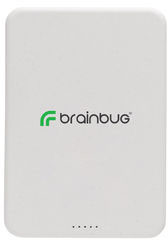 Powerbank magnétique 5000 mAh RCS Magnetix personnalisé Blanc