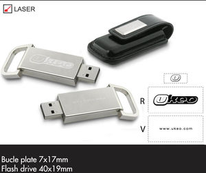 pro clé usb publicitaire de luxe Argent