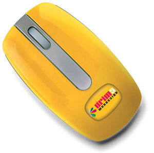 pro souris publicitaire personnalisée Jaune