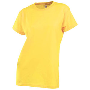 pro t-shirts personnalisés femme Jaune