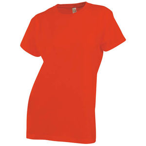pro t-shirts personnalisés femme Rouge