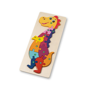 Puzzle dinosaure publicitaire|Diplodoco Naturel clair