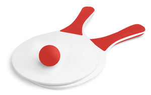 Raquettes de plage promotionnelles Rouge