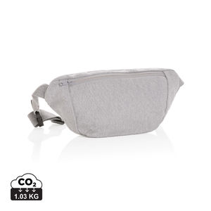 Sac banane en toile Impact AWARE™ publicitaire Gris