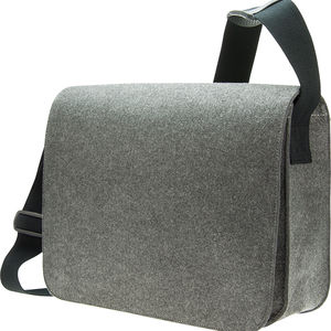 Sac bandoulière publicitaire | Benton Anthracite