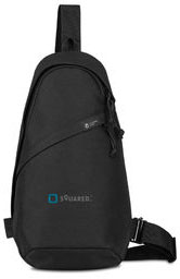 Sac bandoulière rPET AWARE™ Renew publicitaire Noir