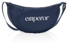 Sac bandoulière XL rPET AWARE™ Crescent personnalisable Bleu marine