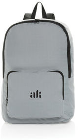 Sac à dos classique pliable rPET AWARE™ Dillon publicitaire Gris