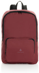 Sac à dos classique pliable rPET AWARE™ Dillon publicitaire Rouge