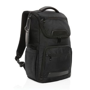 Sac à dos personnalisable ordinateur Swiss Peak Voyager en rPET|AWARE™ Black