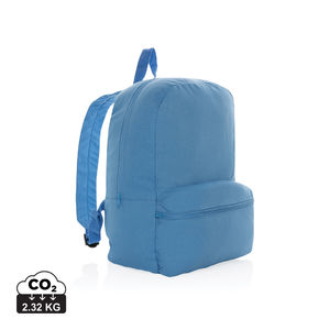 Sac à dos en toile Impact Aware™ publicitaire Bleu azur