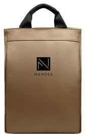 Sac à dos PU recyclé RCS Bermond personnalisé Marron