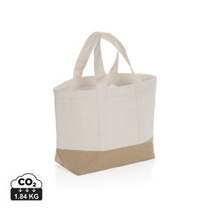 Sac isotherme en toile Impact AWARE™ publicitaire Blanc cassé