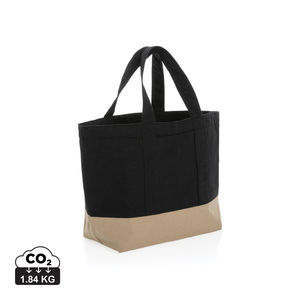 Sac isotherme en toile Impact AWARE™ publicitaire Noir