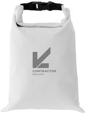 Sac lunch pliable 30×20 cm rPET AWARE™ Snackstrap entreprise Blanc