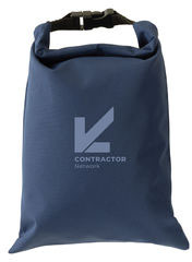 Sac lunch pliable 30×20 cm rPET AWARE™ Snackstrap entreprise Bleu marine