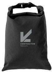 Sac lunch pliable 30×20 cm rPET AWARE™ Snackstrap entreprise Noir