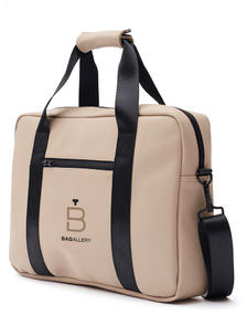 Sac d’ordinateur Baltimore personnalisable Beige chiné
