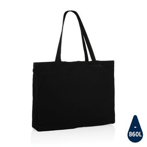 Sac shopping personnalisable en coton recyclé 145 gr Impact AWARE™ Black