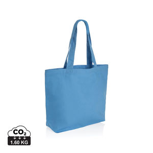 Sac shopping Impact Aware™ publicitaire Bleu azur