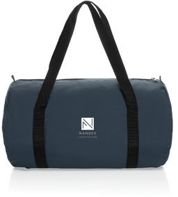 Sac de sport pliable rPET AWARE™ Dillon personnalisable Bleu marine