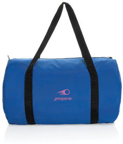 Sac de sport pliable rPET AWARE™ Dillon personnalisable Bleu royal