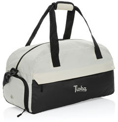 Sac de sport rPET AWARE™ Kazu personnalisé Blanc cassé