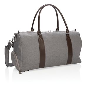 Sac weekend avec port USB personnalisable | Mustard Gris