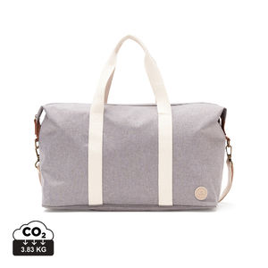 Sac weekend rPET sortino | Sac de voyage publicitaire Gris