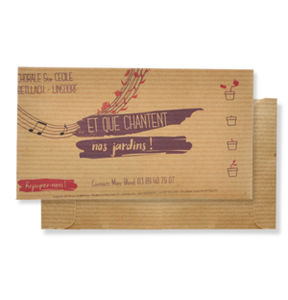 Sachet de graines publicitaire | Ancolie