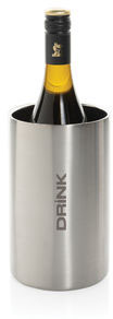 Seau à vin inox recyclé RCS Vino personnalisé Argent